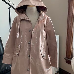 Brand New - light pink Coach rain coat